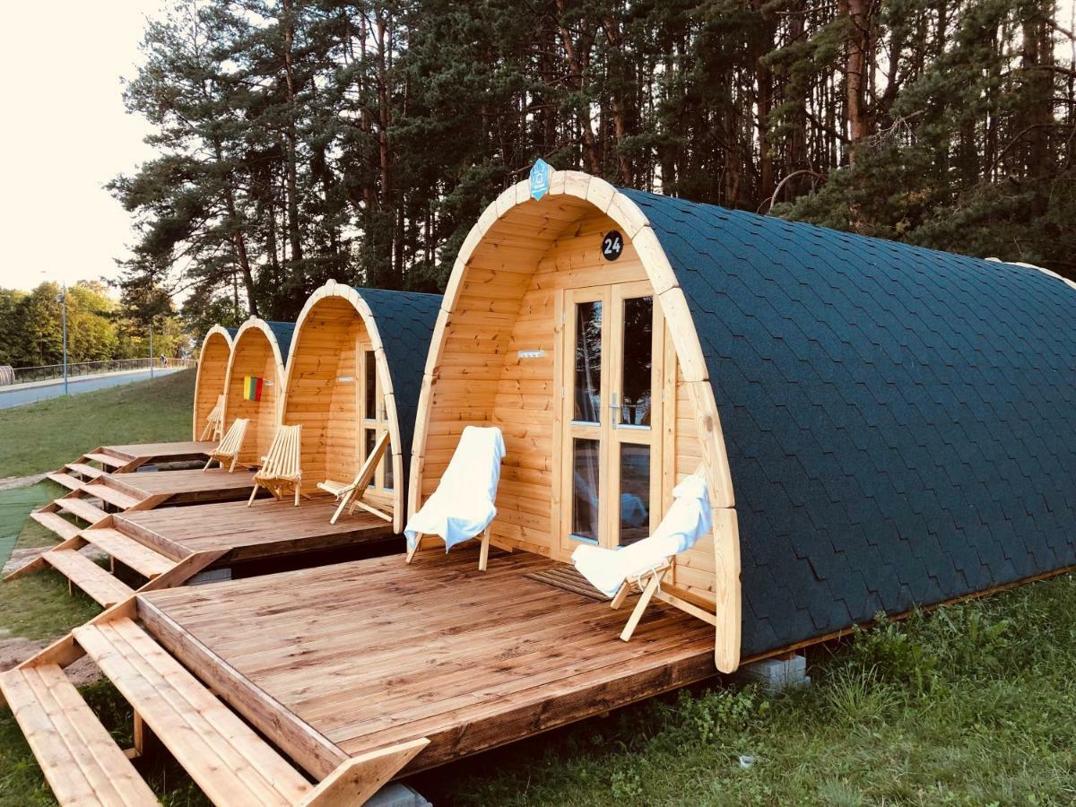 Luxury Camping Pod Zarasai Buitenkant foto