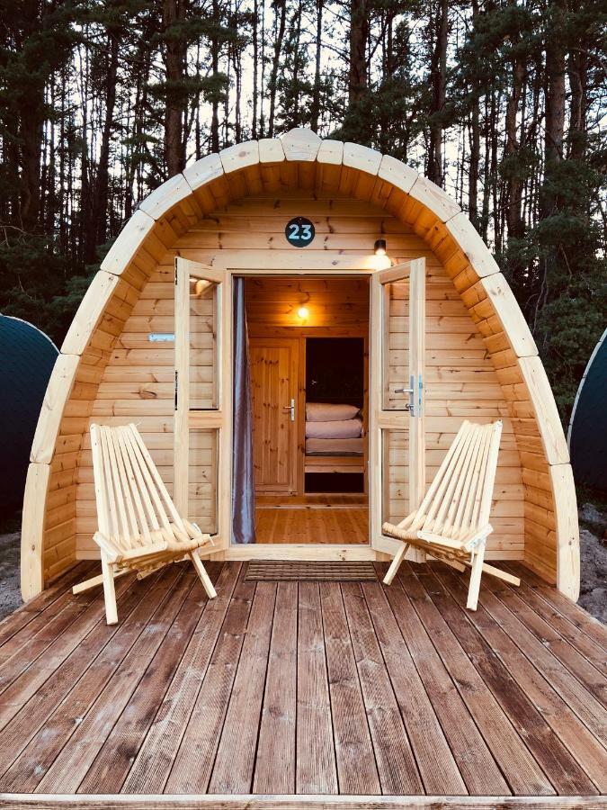 Luxury Camping Pod Zarasai Buitenkant foto